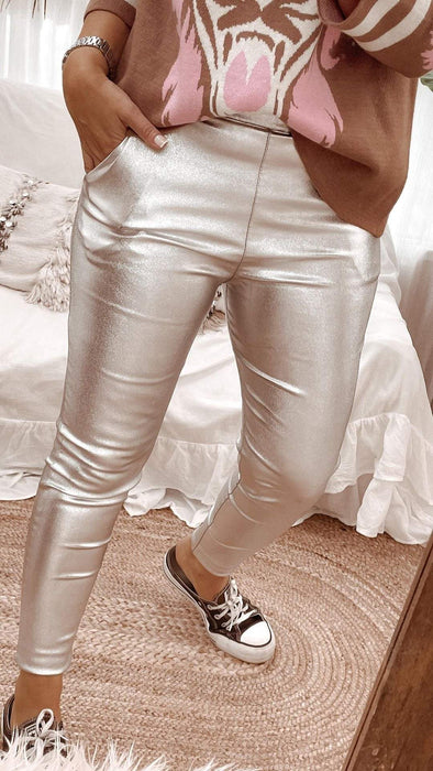 Stylish Glossy Leggings