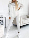 (S-5XL) Plus Size Hooded Casual and Comfortable Sweatshirt Two-piece Suit