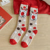 Women's Christmas Non-shedding thickened coral fleece stockings