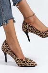 Women's Fashion Pointed Toe Leopard Print High Heels